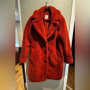 GAP Women's Chester Vibrant Teddy Coat | Size L